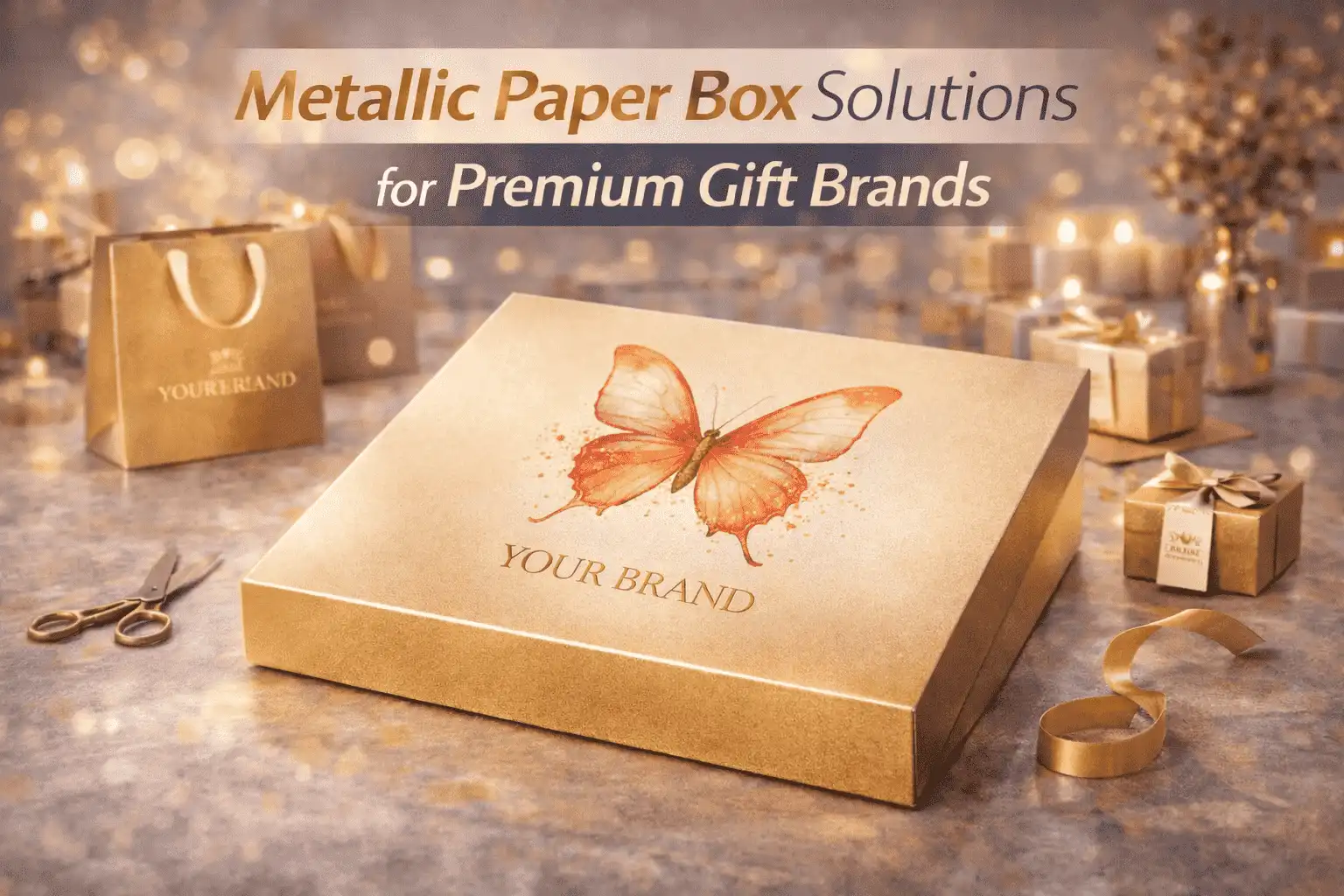 Metallic Paper Box Solutions for Premium Gift Brands